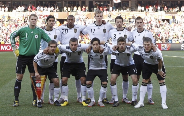 Сборная Германии на чемпионате мира 2010-ого Года в ЮАР